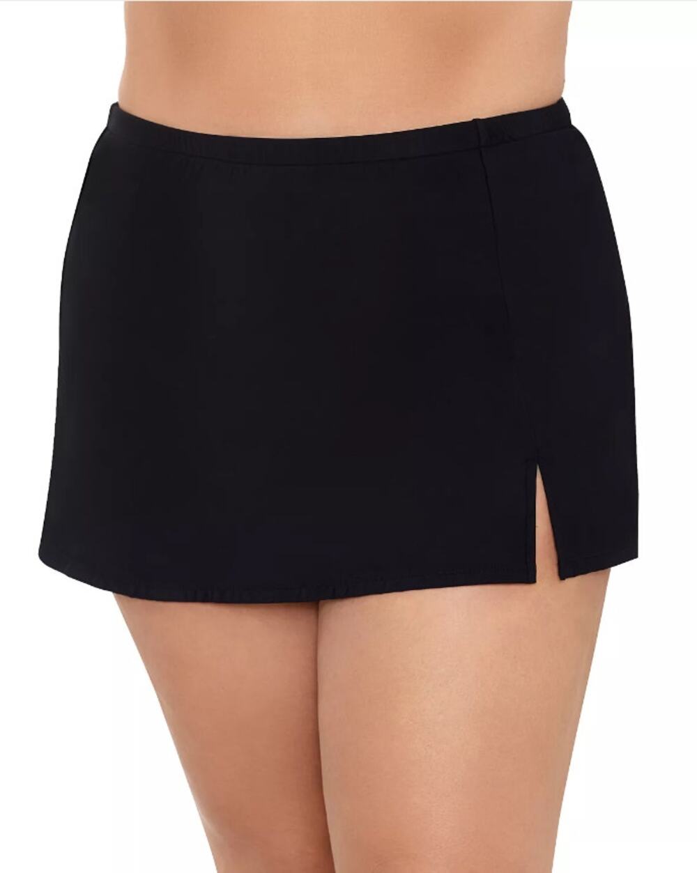 Swim Solutions Swim‎ Slit Skirt Plus Size 16 Thigh Minimizer NWT Resort Swimwear